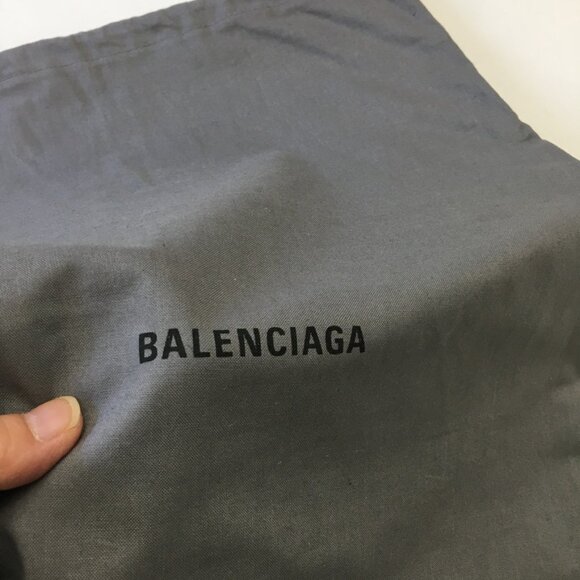Balenciaga Dust Bag 19.5" x 13" Rectangular Gray Drawstring 100% Authentic - Picture 3 of 13